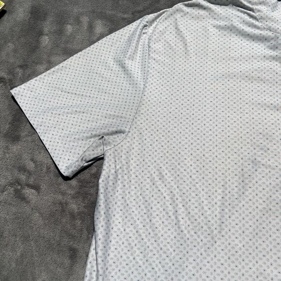 Hickey Freeman Polo Shirt Mens Large Gray Performance Short Sleeve Casual Golf - Picture 15 of 16